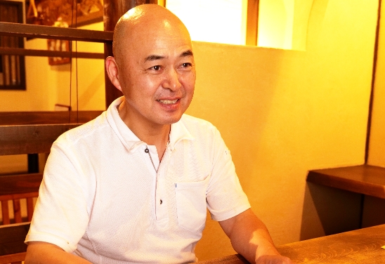 社長へインタビュー風景写真